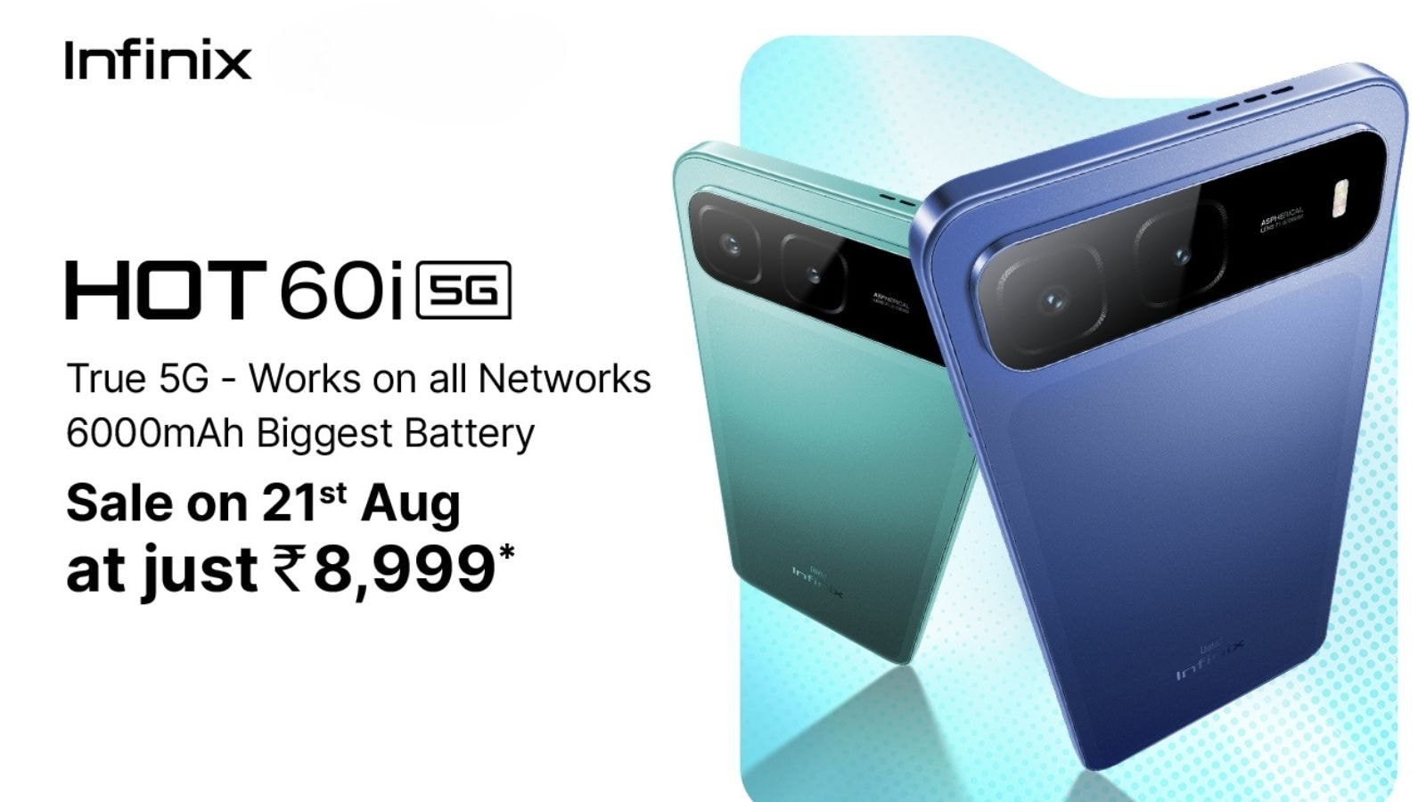 Infinix launches Hot 60i 5G with Dimensity 6400 and 120 Hz display, starting at Rs 9,2999 | Technology News