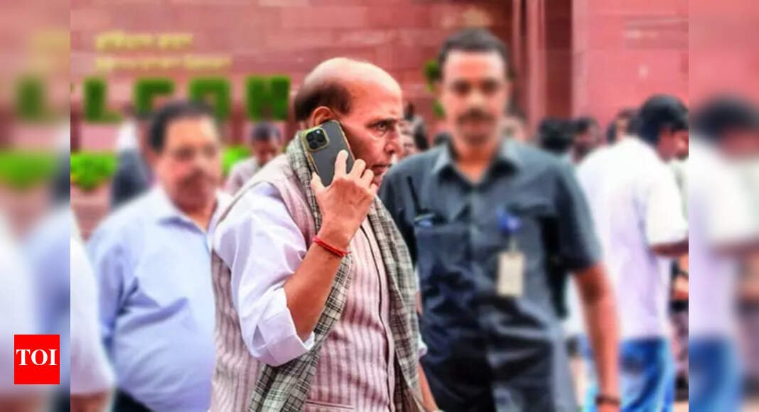Rajnath reaches out to DMK, TMC, BJD for consensus on VP nominee | India News