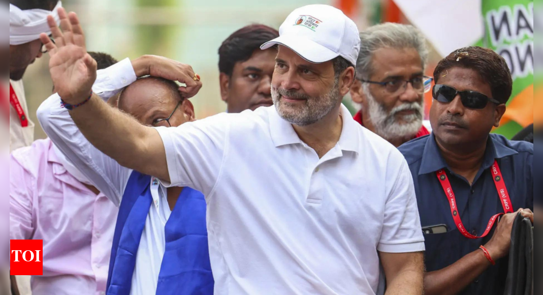 ‘Results of last LS polls manipulated’: Rahul Gandhi in Bihar rally; doubles down on ‘vote chori’ charge against BJP, EC | India News