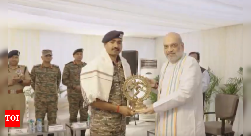 ‘Clear message to terror masterminds’: Amit Shah honours soldiers of Operation Mahadev; hails Sindoor strike | India News