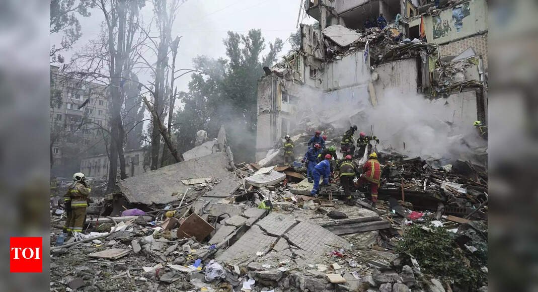 ‘Massive’ Russian strikes hit Ukraine: Powerful explosions rock Kyiv overnight; 3 killed, dozen wounded | World News