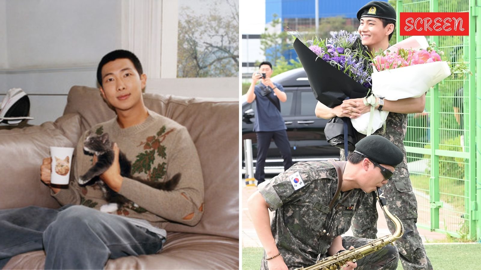 BTS’ RM reveals surprising reason for wearing sunglasses next to Kim Taehyung during their military discharge: ‘I appeared in the news a lot’ | Korean News