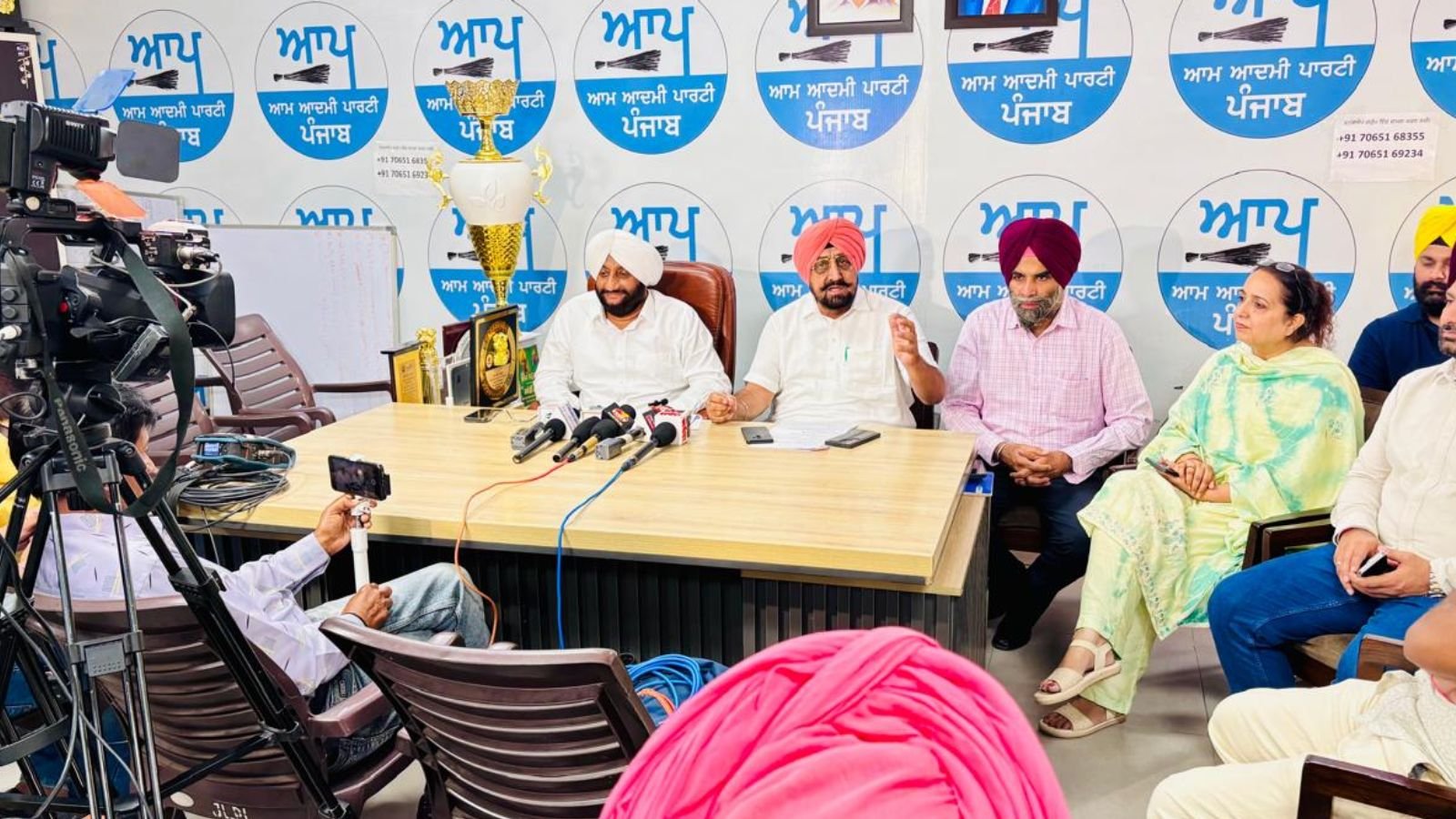 BJP’s conspiracy to stop free ration for 55 lakh Punjabis will never succeed: MLAs Kulwant Singh, Kuljit Randhawa | Chandigarh News