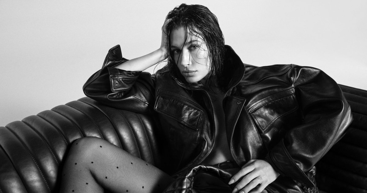 Hailey Bieber Turns Heads in Saint Laurent Fall 2025 Campaign