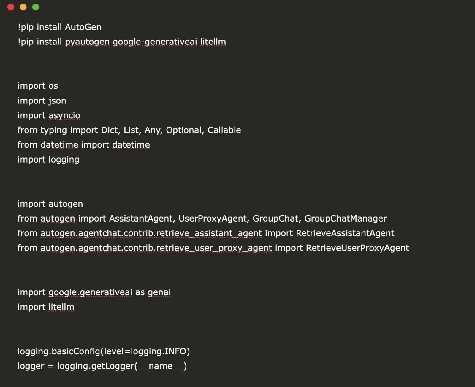 Building a Multi-Agent Conversational AI Framework with Microsoft AutoGen and Gemini API Building a Multi-Agent Conversational AI Framework with Microsoft AutoGen and Gemini API