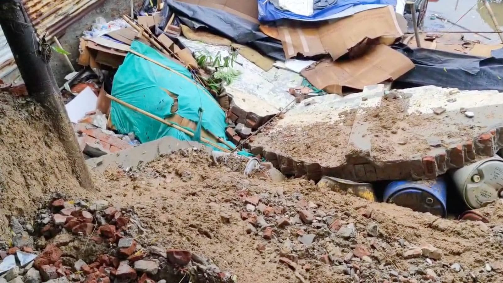 7 killed as wall collapses in Southeast Delhi’s Jaitpur amid heavy rain | Delhi News