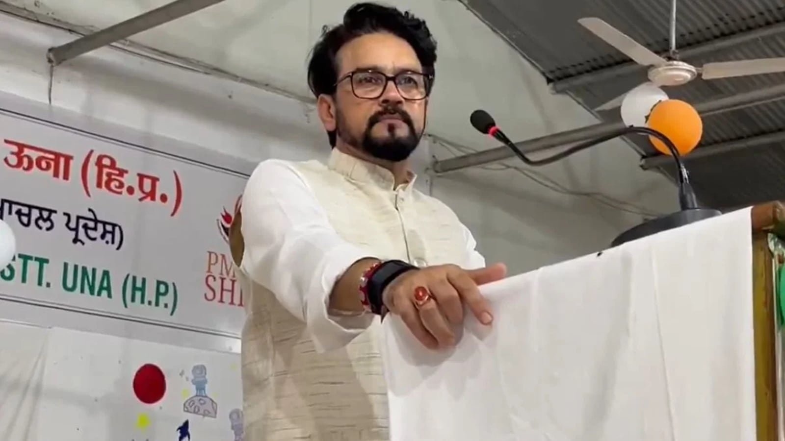 ‘Hanuman ji first to go to space’: Anurag Thakur to schoolkids | Chandigarh News