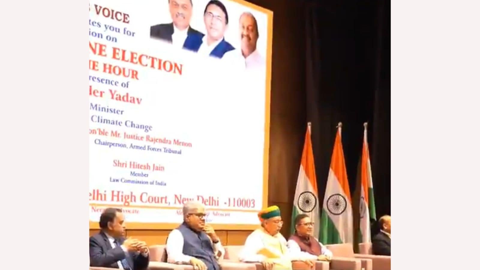 ‘Uniform voter list of utmost importance’: At Delhi meet, Union ministers bat for ‘One Nation One Election’ | Delhi News