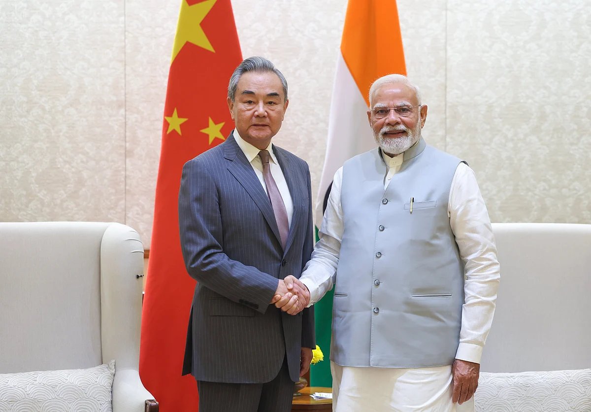 Prime Minister Narendra Modi Meets Chinese Foreign Minister Wang Yi