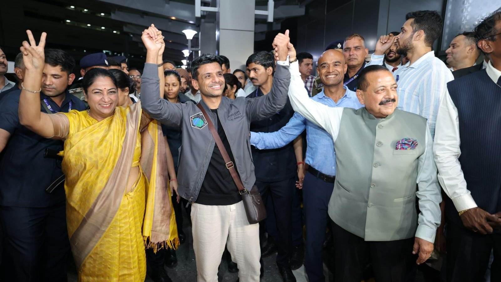 ‘Welcome Home, Heroes!’: Shubhanshu Shukla returns to India after historic space mission | Delhi News