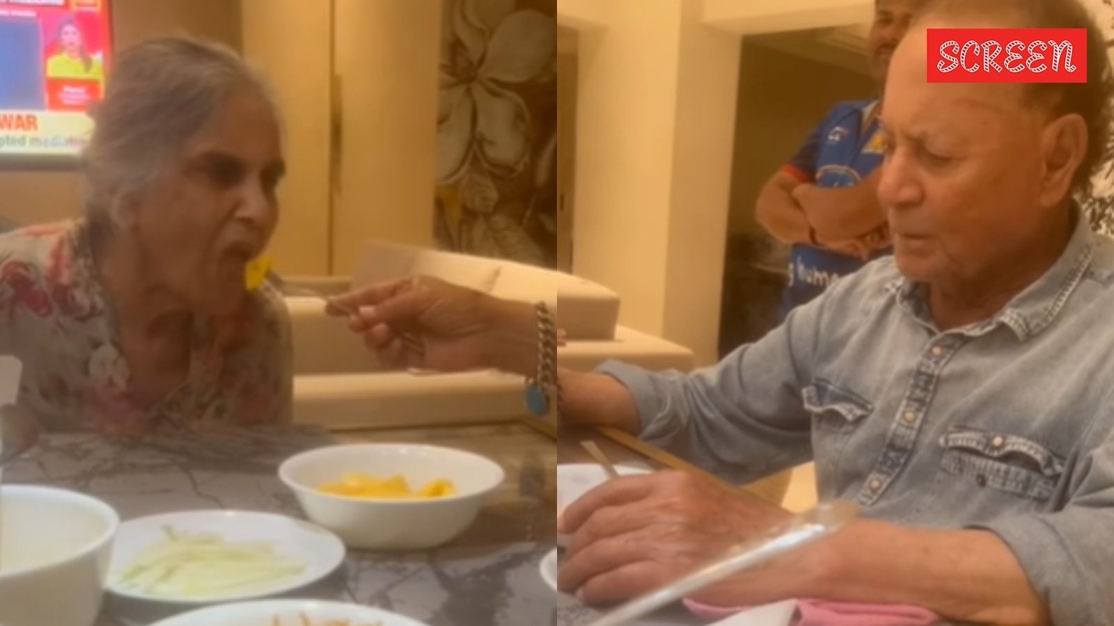 Salman Khan comments on adorable video of dad Salim Khan feeding wife Salma: ‘Ek number’. Watch | Bollywood News