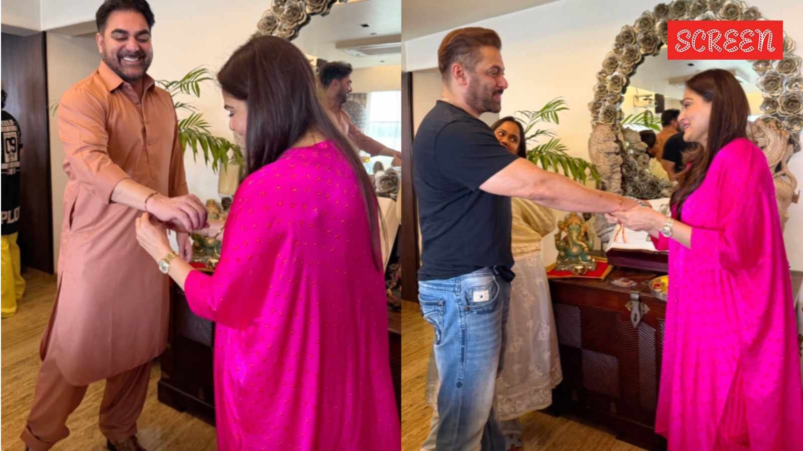 Inside Salman Khan’s Raksha Bandhan celebration with sisters Alvira, Arpita and the entire Khan-daan. Watch | Bollywood News