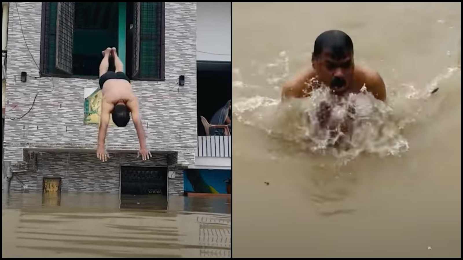 The Ganga reached his doorstep – so this UP cop decided to go for a swim | India News