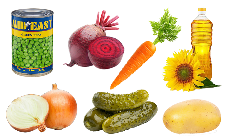 Vinaigrette (Russian Vinegret Salad)