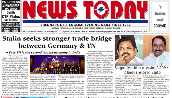 E-paper 02 September 2025 – News Today