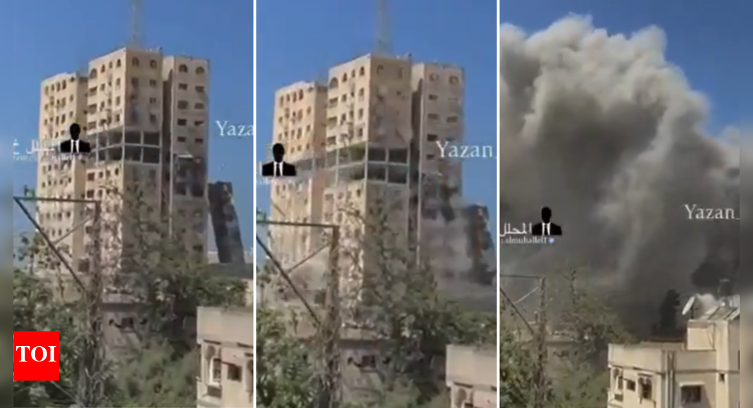 ‘Second in two days’: Israel hits another Gaza high rise; witnesses watch 15-storey tower turn to dust – Video
