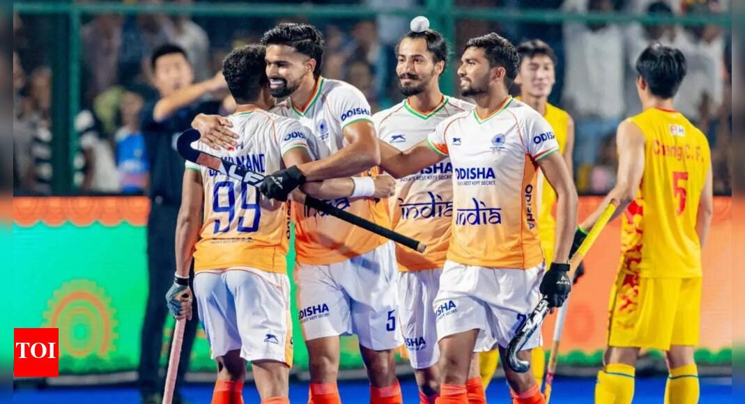 Asia Cup Hockey: India trounce China 7-0 in Super 4s encounter, to face Korea in final | Hockey News