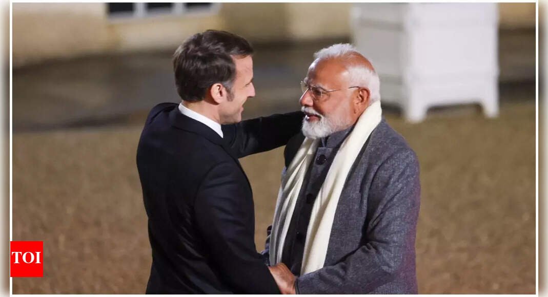French president Macron briefs PM Modi on efforts to end Ukraine war | India News