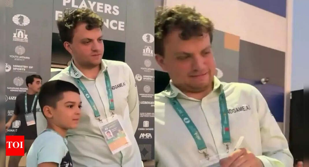 Hilarious! Chess fan asks American GM Hans Niemann his name after photo together at FIDE Grand Swiss – Watch | Chess News