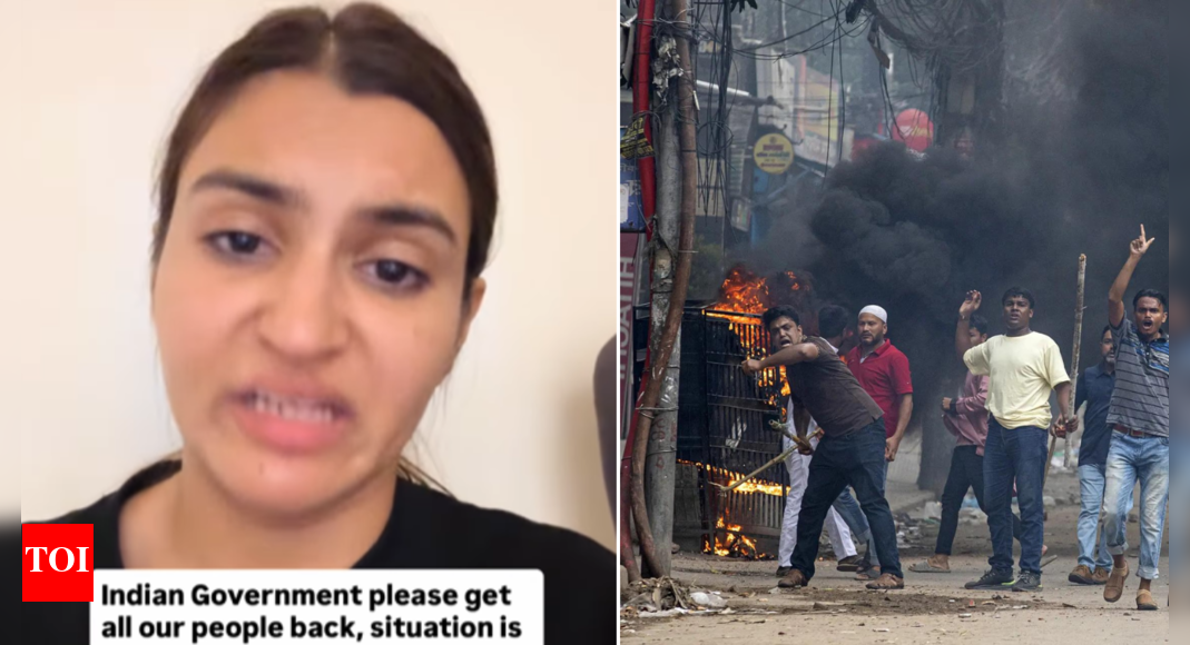 ‘Not even sparing tourists’: Indian woman in Nepal cries for help; claims her entire hotel torched – video | India News
