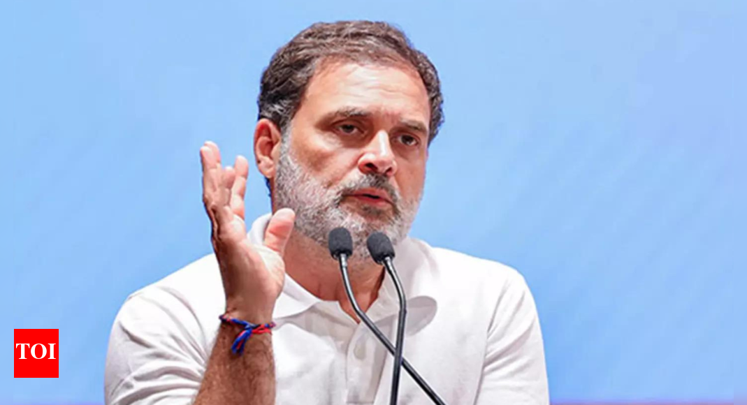 Rahul Gandhi’s foreign trips: CRPF flags ‘serious concerns’; writes to Congress president Kharge | India News
