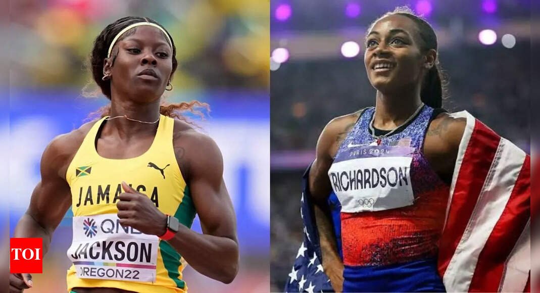 Sha’Carri Richardson edges Shericka Jackson to win 100m heat at World Championships | International Sports News