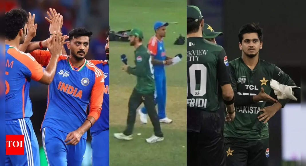 Drama in Dubai! India refuse to shake hands with Pakistan after Asia Cup win; Pak coach gets pissed off | Cricket News