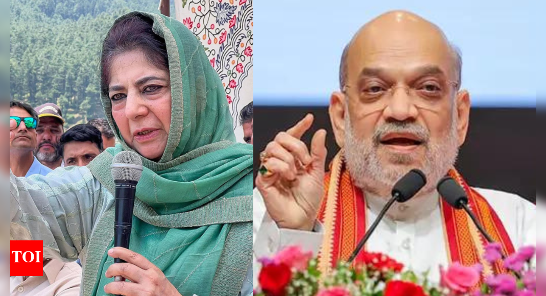 Mehbooba Mufti writes to Amit Shah with plea for clemency to jailed Yasin Malik | India News