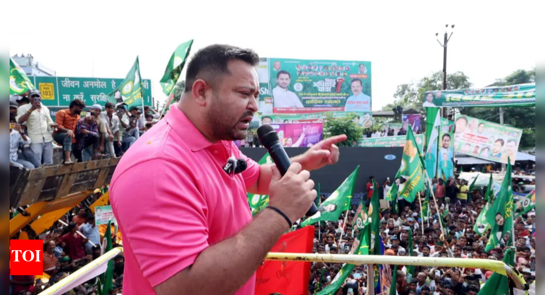 Another instance of abuse at PM Modi’s mother? BJP shares video of Tejashwi rally; RJD calls it doctored | India News