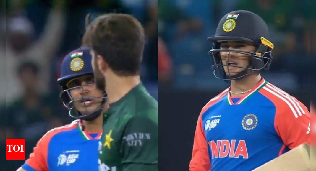 Drama in Dubai! Abhishek Sharma, Shubman Gill slap Shaheen Afridi with fiery exchanges – Watch | Cricket News
