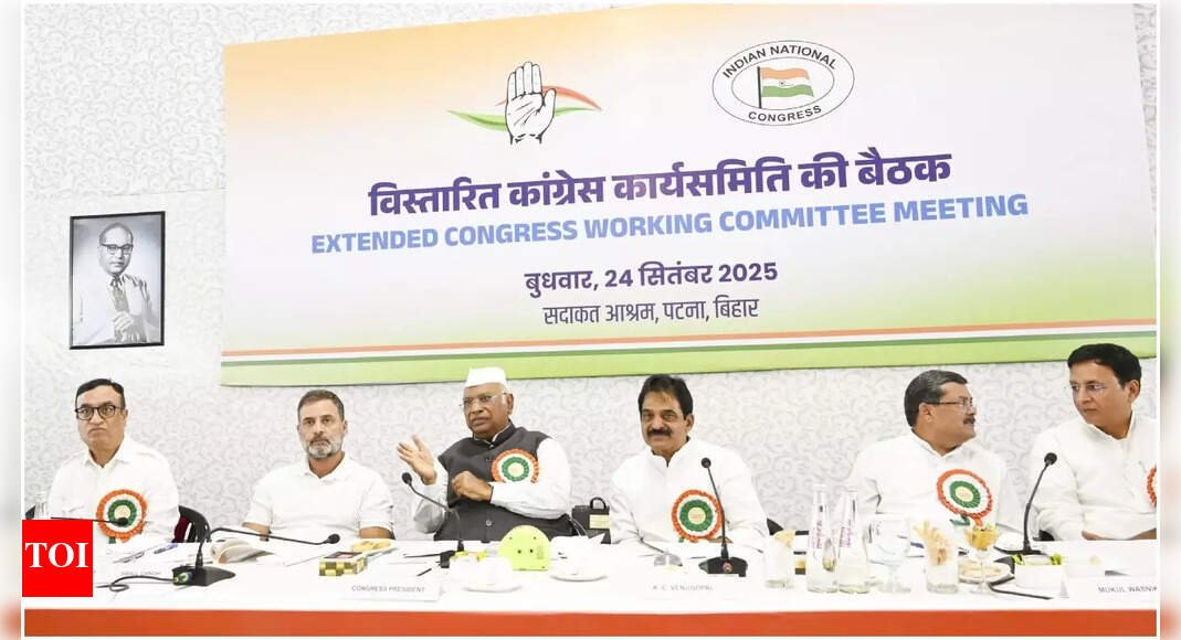 Bihar SIR, PM Modi’s ‘huglomacy’, Gaza: CWC resolution adopted at Patna meet – details | India News