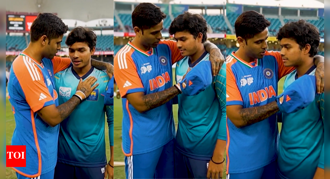 Heartwarming! Suryakumar Yadav consoles Dunith Wellalage after tragic loss | Cricket News