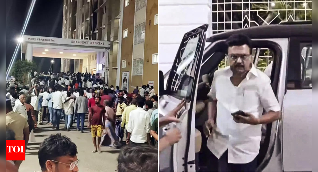 ‘Standing here with deep sorrow’: Tamil Nadu CM MK Stalin consoles Karur stampede families; orders inquiry under retired judge | India News