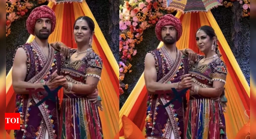 Avika Gor-Milind Chandwani’s mehendi ceremony: Actress gets her in-laws’ names written on her hand | Avika Gor-Milind Chandwani’s mehendi ceremony: Actress gets her in-laws’ names written on her hand |