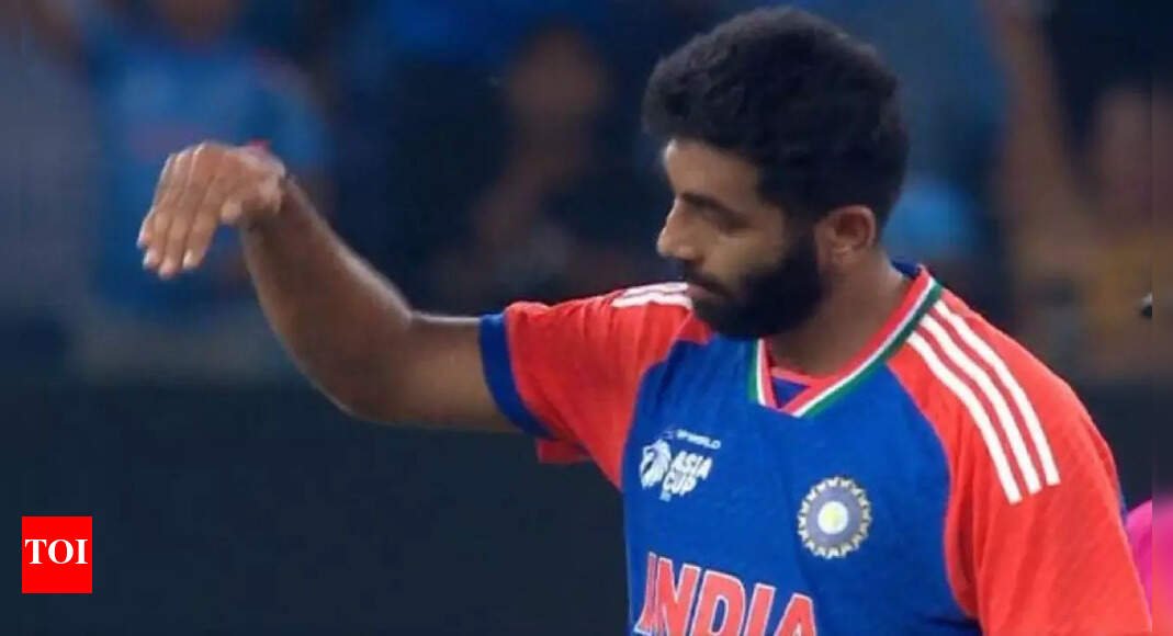Jasprit Bumrah gives Haris Rauf a taste of his own medicine with iconic jet celebration — video inside | Cricket News