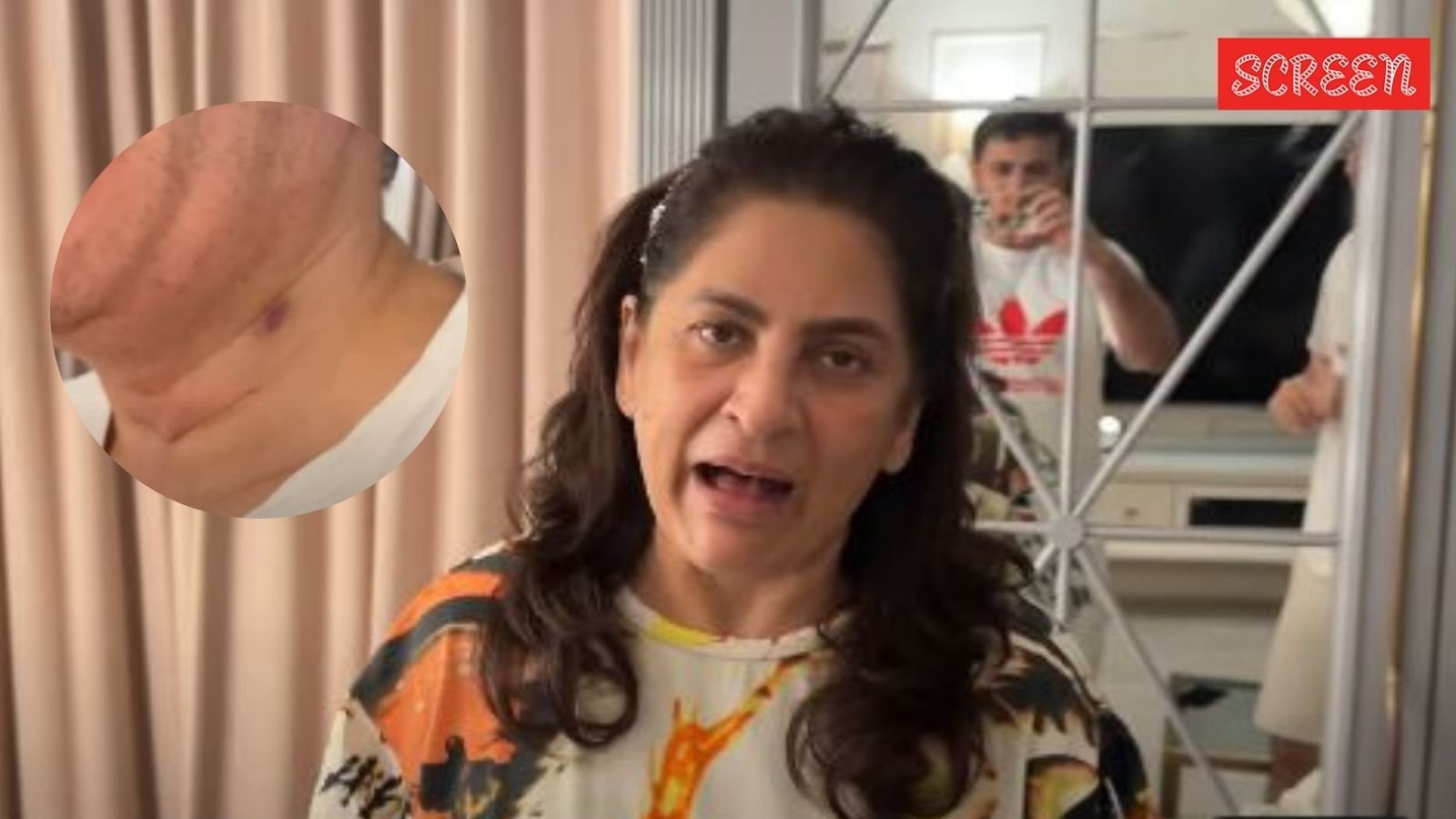 Archana Puran Singh’s son Aaryamann notices a ‘love bite’ on dad Parmeet Sethi’s neck, she yells, ‘Have you lost it?’ | Bollywood News