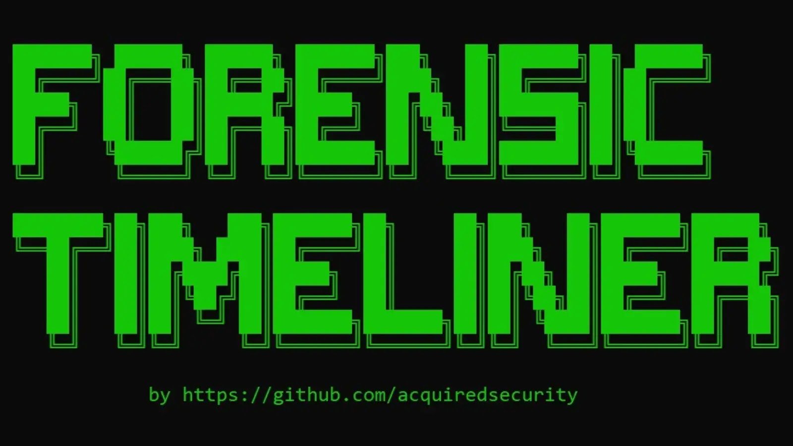 A Windows Forensics Tool for DFIR Investigators