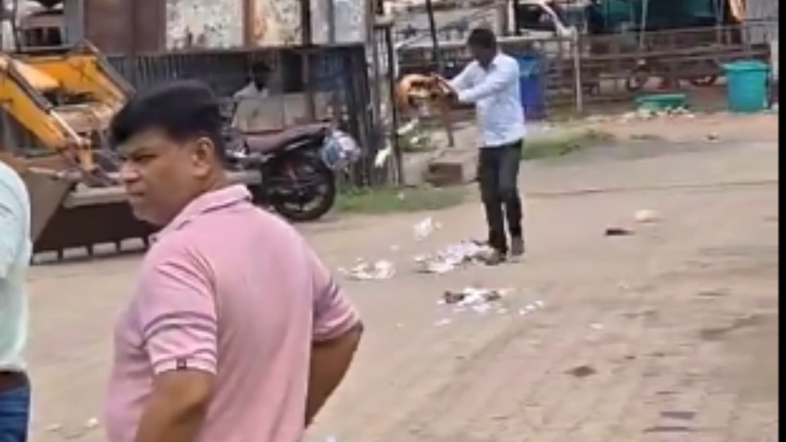Bharuch BJP leader leaves party in awkward position as video showing deliberate littering before cleanliness event goes viral | Ahmedabad News
