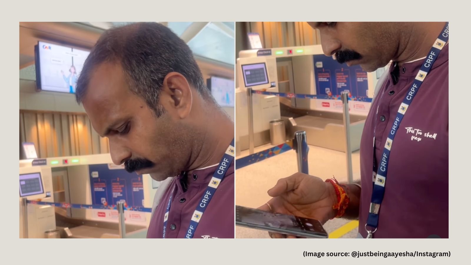 ‘He had pictures of my legs’: Content creator claims CRPF jawan clicked her photos at Delhi Airport, viral video sparks debate | Trending News