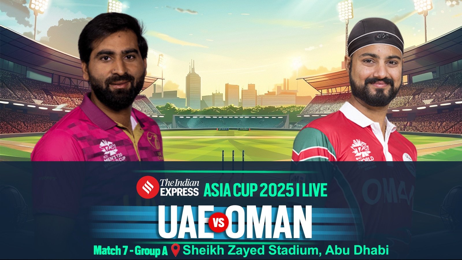 UAE vs OMA Match Live Scorecard Online