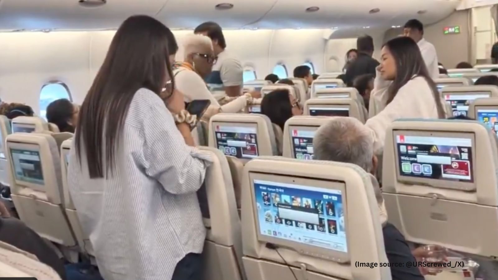 ‘Let us off the plane’: Donald Trump’s H-1B visa fee sparks chaos on Emirates flight in San Francisco | Trending News