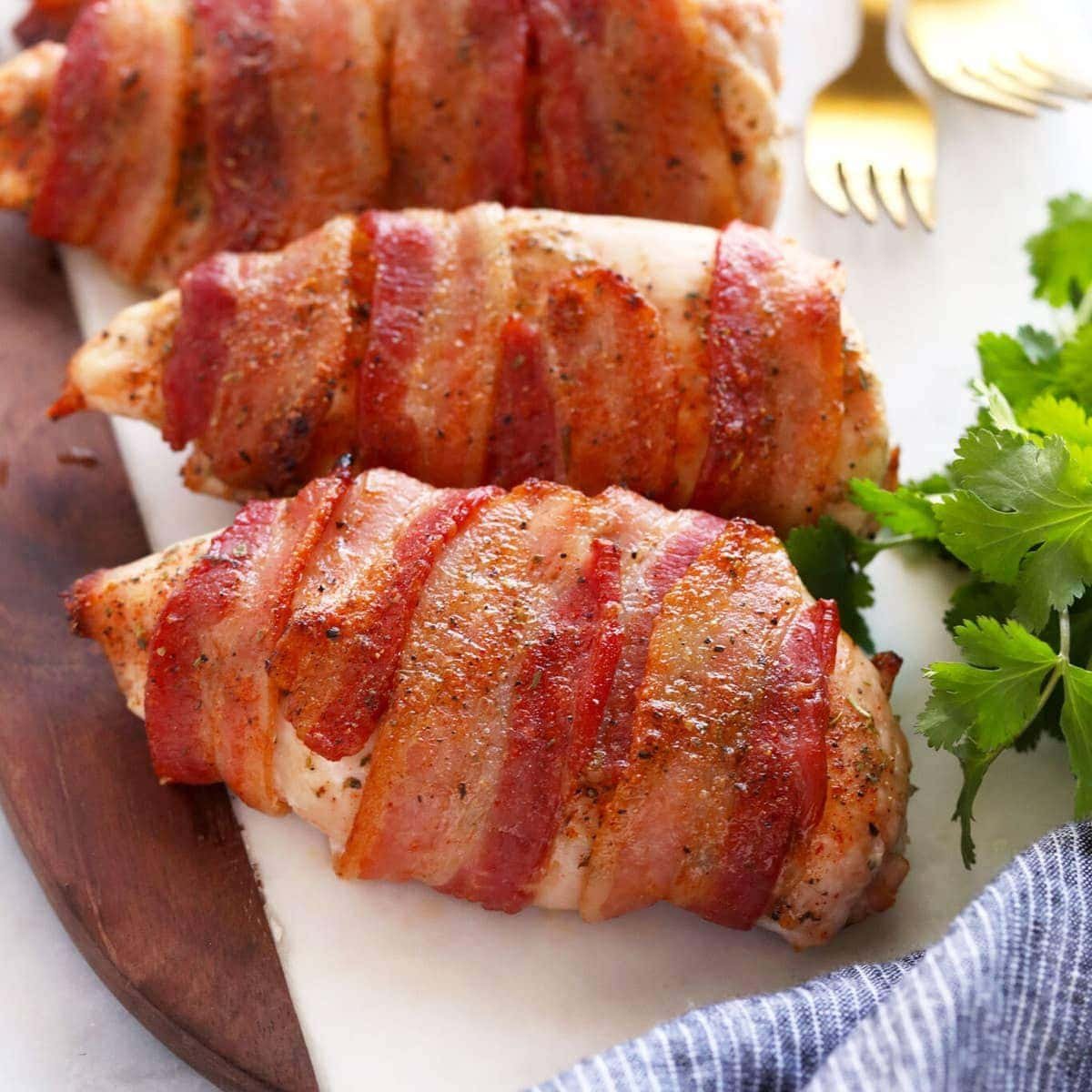 Oven-Baked Bacon Wrapped Chicken – Fit Foodie Finds