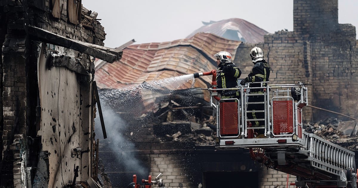 Russia Strikes Ukraine With Massive Air Attack, Killing Two