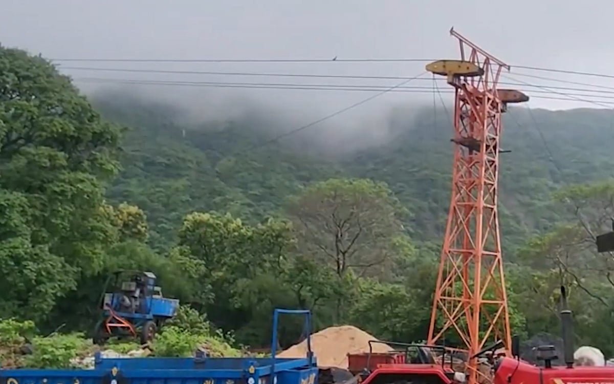 Six Dead As Cable Wire Of Cargo Ropeway Snaps At Pavagadh Hill In Gujarat