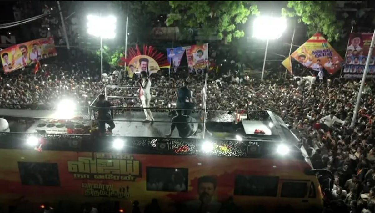 Stampede At TVK Chief Vijay’s Rally In Karur Leaves 10 Dead