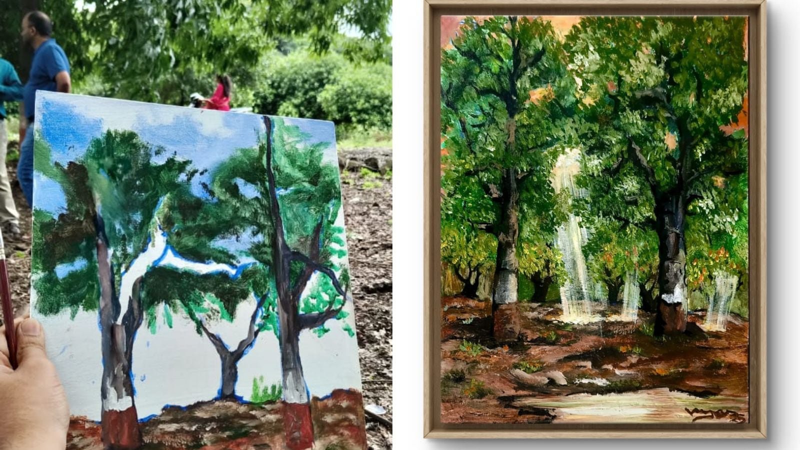 How art is emerging as a form of protest at historic Ganeshkhind Garden | Pune News