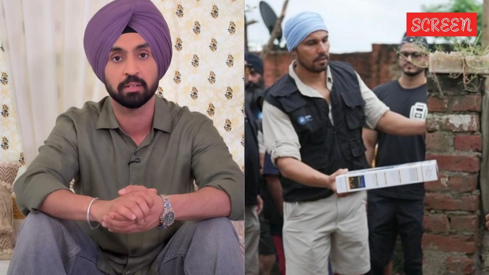 Amid Punjab floods, Randeep Hooda joins ground relief; Diljit Dosanjh pledges to stand with affected families | Bollywood News