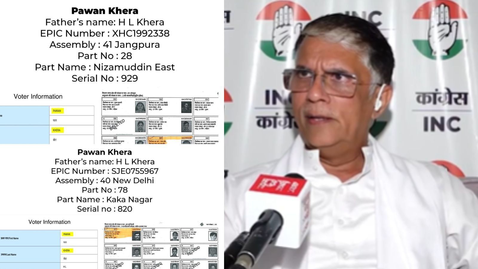 ‘Wanted to target us, but ended up targeting EC’: Congress’ Pawan Khera on BJP’s attack over having 2 voter ID cards | India News