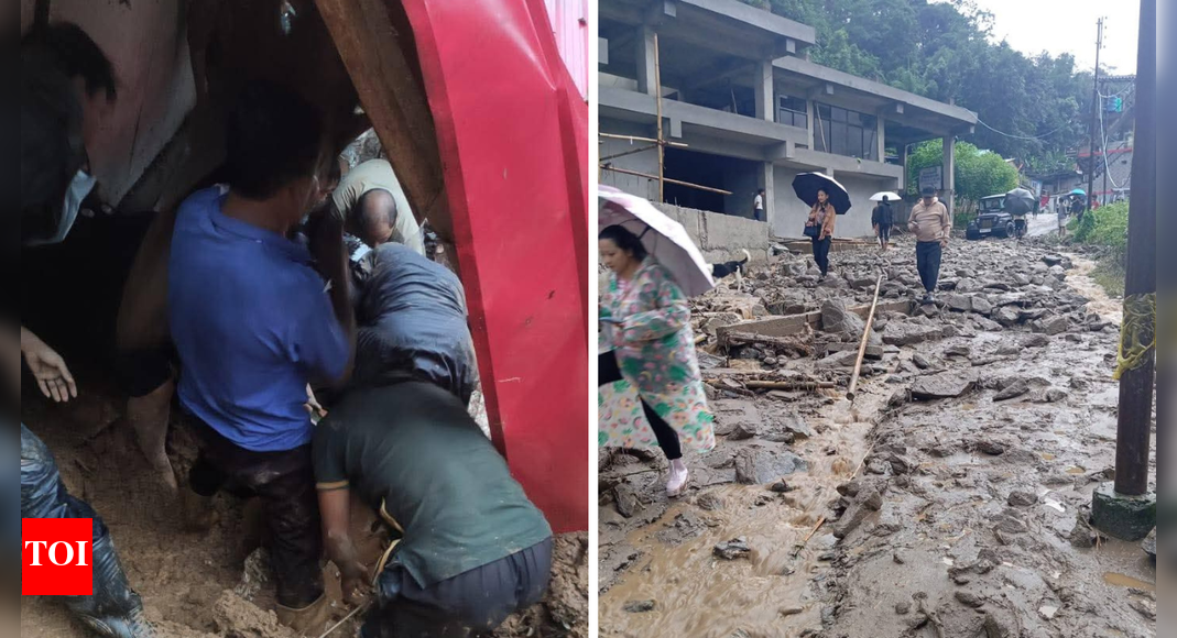 West Bengal rains: Several dead as landslides hit Darjeeling district; iron bridge collapses | India News