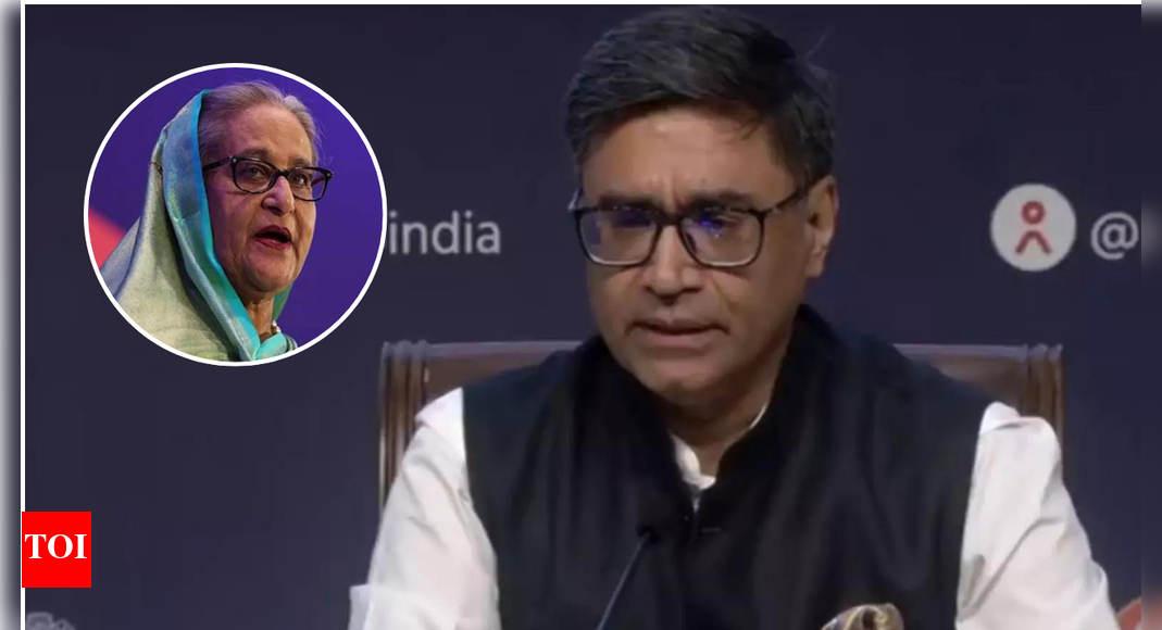 India-Bangladesh ties: Hasina issue needs consultations, says Vikram Misri | India News